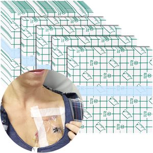 YOJO Pansements Adhésifs Extensibles Transparents Imperméables Certifiés CE Classe I, Patchs Médicaux en Film PU pour Douche, Grand Protecteur de Douche - Product Image 3