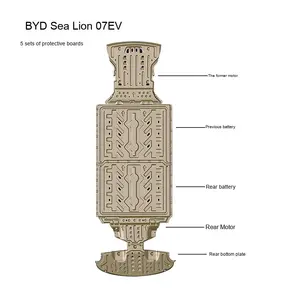 Pour 2024 Sealion07 EV Plaque <span class=keywords><strong>de</strong></span> protection du châssis du véhicule complet, installation facile avec trous <span class=keywords><strong>de</strong></span> montage du véhicule d'origine. - Product Image 1