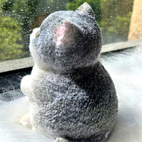 Grand chat Taba Squishy fait main, jouet anti-stress, parfait pour se prélasser et s'amuser