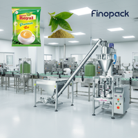 Machine d'emballage verticale pour sachets de poudre de thé vert, machine automatique de conditionnement de sachets de poudre de thé, machine verticale de formage, de remplissage et de scellage
