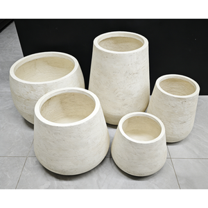 กระถางต้นไม้ขนาดใหญ่สำหรับกลางแจ้งสำหรับโรงแรม, กระถางขนาดใหญ่สำหรับภายนอก, กระถางดอกไม้, กระถางไฟเบอร์เคลย์สำหรับจัดสวน - Product Image 4