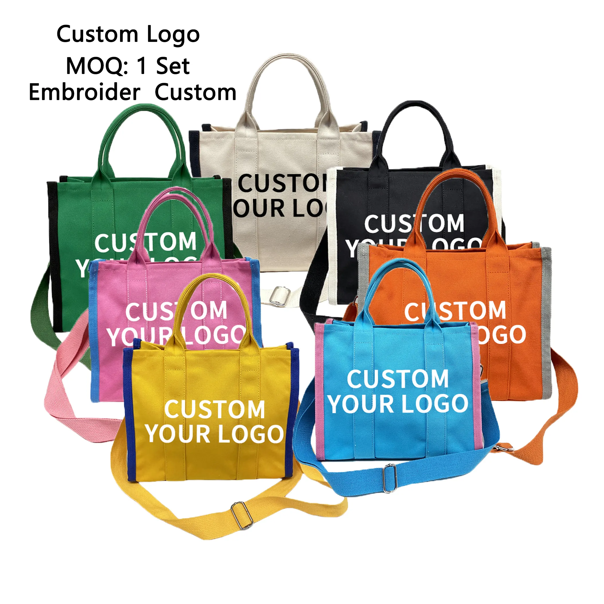 2022 New Arrival Trendy Casual Custom Logo Purses and Handbags Canvas Tote Bag Designer Handbags Famous Brands