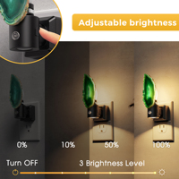 Lampes de nuit LED LOHAS en pierre de guérison, luminosité réglable, esthétique, à brancher, lampe de nuit décorative pour chambre à coucher