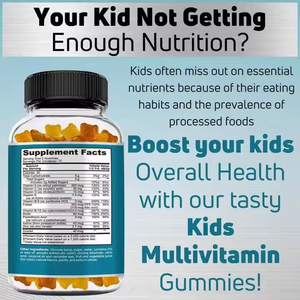 Gomitas multivitamínicas OEM/ODM para niños y adultos Vitamina <span class=keywords><strong>D3</strong></span> K2 B12 B6 C Suplemento de zinc Soporte inmunológico Osos Gomitas - Product Image 4