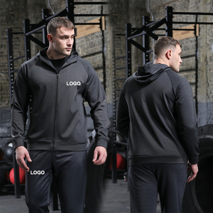 <b>Men</b> Fall Oversized <b>Jackets</b> Custom Logo Outdoor Running <b>Track</b> <b>Jacket</b> Zip Plain Gym Wear <b>Jacket</b> - Product Image 3