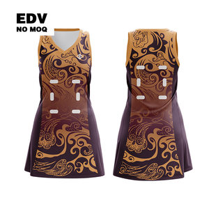 Vestido de Netball Uniforme de alta calidad Ropa deportiva Transpirable Mujeres Buen diseño Uniforme de Netball - Product Image 6