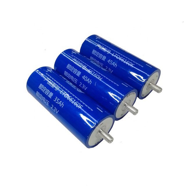 Yinlong 66160 Cylindrical Semi-Solid State LTO Battery 45Ah High Discharge Rate 2.3V 25000 Cycles 30Ah 35Ah 40Ah Models