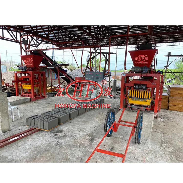 자동 시멘트 블록 몰딩 기계 파키스탄 가격 콘크리트 블록 만들기 기계 콘크리트 블록 낮은 노동력 기계