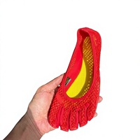 Sepatu Barefoot Lima Jari Wanita, Sepatu Flat Balet Berbahan Mesh Bernapas, Ringan, Kasual untuk Luar Ruangan, Alas Kaki Fitness Musim Panas