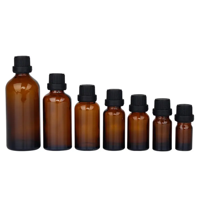 Etherische Olie Fles Met Druppelaar 5Ml 10Ml 15Ml 20Ml 30Ml 50Ml 100Ml Amber Glazen Druppelfles