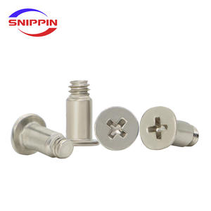 Tornillo de hombro de cabeza plana Phillips de acero al carbono M2 grado 10.9 con parche de bloqueo de rosca, tornillos de precisión antivibración con escalón - Product Image 3