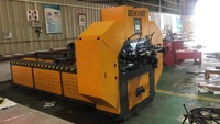 Machine de découpe de poinçonnage de trou de tuyau en aluminium CNC automatique pour le poinçonnage de profil de tube d'usine de fabrication
