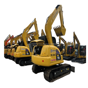 Maquinaria de construcción usada Komatsu 7ton de segunda mano mini excavadora de segunda mano, en stock, al por mayor - Product Image 1