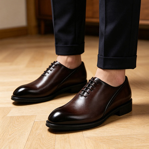 Venta al por Mayor de Fábrica, Múltiples Opciones Personalizadas, Zapatos Oxford de Vestir para Hombre de Alta Calidad, Impermeables, con Punta en Pico, Cómodos, de Moda para Negocios - Product Image 1