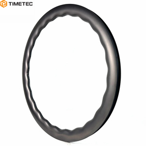 700C <strong>Asymmetrical</strong> Gravel <strong>Carbon</strong> <strong>Rims</strong> 28mm Width Tubeless Width Hook Wave Design Super Light 35mm 40mm 45mm 50mm Depth