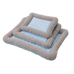 Dog Cat Bed Summer Sleeping Soft Ice Silk Crate Mat Washable Pet Pad Soft Cushion Cool Pet Mat
