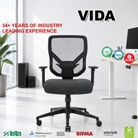 Chaise de bureau ergonomique en maille, dossier réglable, pivotante, accoudoirs 3D, mousse moulée, soutien lombaire GTChair