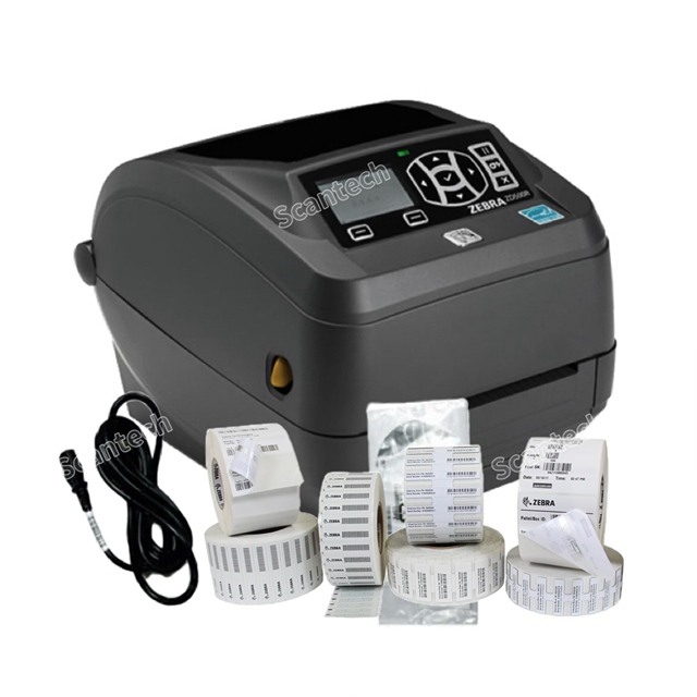 New Original Zebra ZD500R 203DPI 300DPI Desktop Thermal Transfer Barcode Label Sticker UHF RFID Printer USB