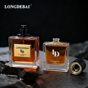 Botellas de Perfume Vacías Transparentes Personalizadas de 30 ml, 50 ml y 100 ml, Botella de Perfume Cuadrada de Vidrio de Lujo con Tapa Magnética - Product Image 2