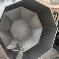 Machine à mélanger les épices de haute qualité personnalisable, machine à mélanger les aliments en poudre, machine à enrober les aliments, machine à mélanger les chips de pommes de terre, mélangeur octogonal