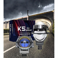 Projecteur Bi-LED 2025 avec lentille laser pour phares de voiture, ampoule de phare LED à faisceau haut et bas, projecteur Bi-LED 3,0 pouces