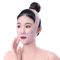 Masseur facial amincissant pour les soins de la peau, Ceinture de relaxation pour le menton et le cou, Bandeau liftant pour le visage en V