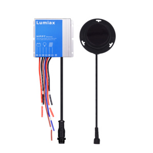 8A 12V/24V MPPT năng lượng mặt trời ánh sáng đường phố điều khiển IP67 bảo vệ> Hiệu quả 99.9% Lithium tương thích lò vi sóng cảm biến RS485 Bảng điều chỉnh - Product Image 1