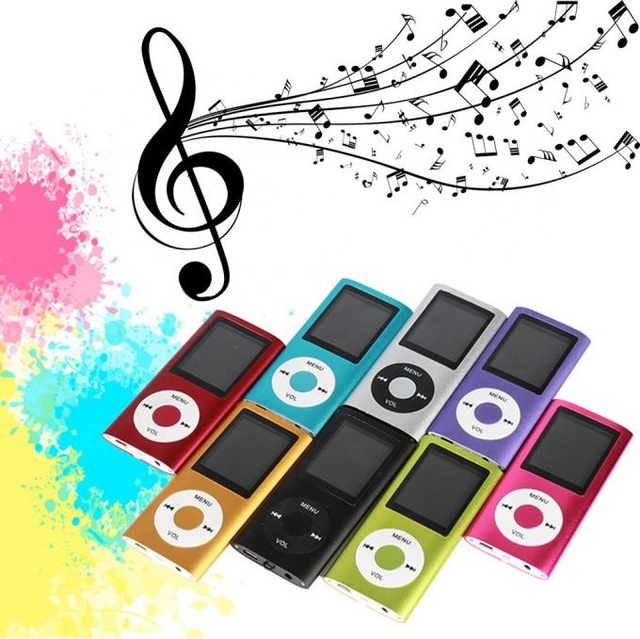 1.8 Inch Mini Mp4 Mp3 Music Video Movie FM Radio Player Portable Sports Outdoor Waterproof Playing Music Machine Without Card