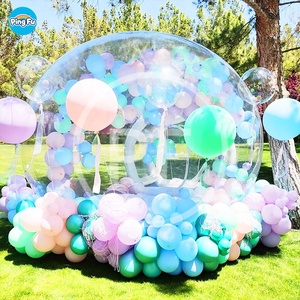 Grand ballon gonflable commercial en PVC tente à bulles dôme Igloo transparent château blanc <span class=keywords><strong>maison</strong></span> de rebond <span class=keywords><strong>maison</strong></span> à bulles gonflable - Product Image 5