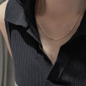 Collier Wenchi Vintage Épi de Blé en Argent Pur S999, Design Français Simple et Tendance, Colliers Superposables Modèle 24122 - Product Image 2