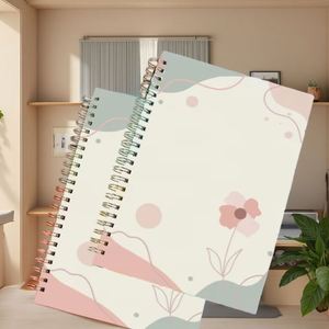 Factory Stationery Spiral Diary Notebook Fashion Colorful Design Student A5 Budget Agenda - Product Image 1