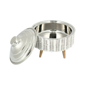 Réchaud alimentaire en métal personnalisé au design attrayant, plat de service en métal, casseroles en acier inoxydable, prix abordable - Product Image 3