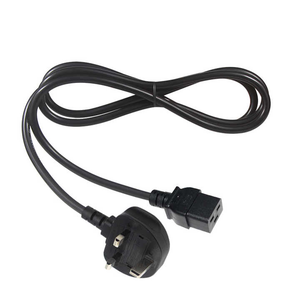 สายไฟ BS to C19 10A 125V ยาว 6 ฟุต 18AWG สีดำ สำหรับจอคอมพิวเตอร์และเครื่องพิมพ์ - Product Image 2