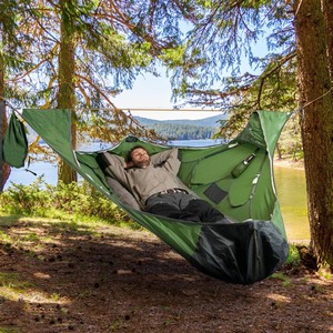 <span class=keywords><strong>Hamaca</strong></span> triangular portátil de nuevo diseño, tienda de campaña al aire libre para acampar, hamacas impermeables para árboles - Product Image 3
