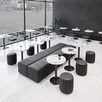 Long banc de style industriel personnalisé, salle à manger, banquette de bar murale, canapé simple, Tables de café, de thé au lait, chaises
