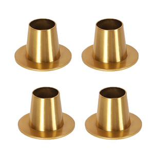 Solid Gold <strong>Brass</strong> <strong>Candle</strong> <strong>Holders</strong> Diamond-Shaped Taper Candlesticks with Pillar <strong>Holder</strong> for Home Decoration - Product Image 5