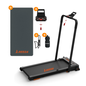 Kreeda Moovv opvouwbare loopband, 12 km/u snelheid, inclusief loopmat en accessoires. Opvouwbare loopband - Product Image 5