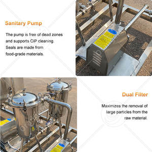 Pasteurizador <span class=keywords><strong>MY</strong></span> Long <span class=keywords><strong>Life</strong></span> de 100l, Planta Procesadora Láctea Pequeña, Línea de Producción de Leche en Venta - Product Image 4