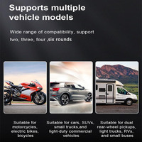 Sensori Tpms 5.0 bluetooth sensore esterno sistema di monitoraggio della pressione dei pneumatici Android IOS cellulare APP