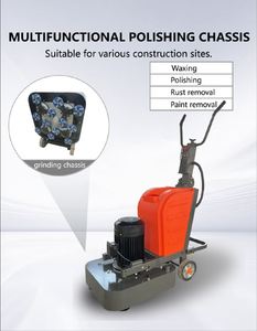 Meuleuse électrique 630 mm 7,5 kW à vitesse variable, portable, pour le meulage des sols en béton, avec moteur et boîte de vitesses pour le meulage de surface - Product Image 2