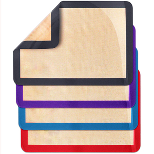 100% Usine logo personnalisé réutilisable en silicone <span class=keywords><strong>pâtisserie</strong></span> et tapis de cuisson à <span class=keywords><strong>haute</strong></span> température - Product Image 2