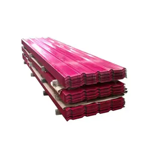 Venta caliente PPGI prepintado Color recubierto de chapa corrugada para techos para el panel de la casa de construcción usada en China