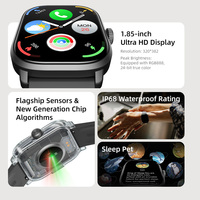 Montre connectée Starmax WATCH 2, écran TFT 1,85 pouces, bracelet en silicone, moniteur de fréquence cardiaque, SpO2, suivi du sommeil par IA, logo personnalisé