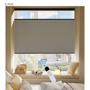 ستائر خلوية عصرية أمريكية ذكية تعمل من الأعلى إلى الأسفل معتمة بتصميم خلية النحل - Product Image 6