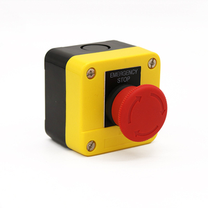 Interruptor de botón pulsador de parada de emergencia caja de Control de cabeza De Seta para equipo elevador una caja cerrada 1 Holes22mm Caixa 1 Furos 22mm - Product Image 3