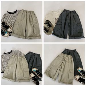 2025 nuova tuta per bambini ragazzi ragazze <span class=keywords><strong>pantaloni</strong></span> lunghi Casual Cool e versatili <span class=keywords><strong>pantaloni</strong></span> <span class=keywords><strong>Cargo</strong></span> per bambini - Product Image 2