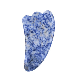 Plaque de jade guasha en jaspe à points bleus, outils chinois multifonctions, ancienne pièce, meilleure vente <span class=keywords><strong>2021</strong></span> - Product Image 2