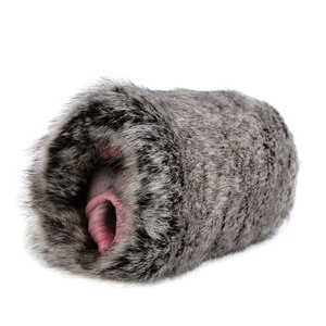 Masturbador Masculino de Doble Canal GEEBA, Estimulador Peludo con Forma de Vagina y Ano de Perro, para Masturbar el Pene, Juguetes Sexuales de Bolsillo para Hombres - Product Image 1