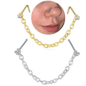 Ensemble <span class=keywords><strong>de</strong></span> bijoux pour le corps en acier inoxydable pour femmes, anneau <span class=keywords><strong>de</strong></span> séparation <span class=keywords><strong>de</strong></span> septum nasal, anneau <span class=keywords><strong>de</strong></span> <span class=keywords><strong>nez</strong></span>, chaîne <span class=keywords><strong>de</strong></span> <span class=keywords><strong>nez</strong></span>, clou <span class=keywords><strong>de</strong></span> <span class=keywords><strong>nez</strong></span>, anneau <span class=keywords><strong>de</strong></span> <span class=keywords><strong>nez</strong></span> unique - Product Image 1