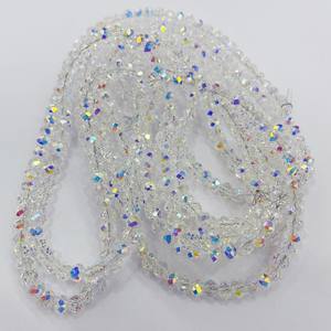 <span class=keywords><strong>Perline</strong></span> di Cristallo Sfaccettate Lucide di Alta Qualità, <span class=keywords><strong>Perline</strong></span> Distanziatrici Rotonde Sciolte 4mm, <span class=keywords><strong>Perline</strong></span> Rondelle in Vetro - Product Image 5